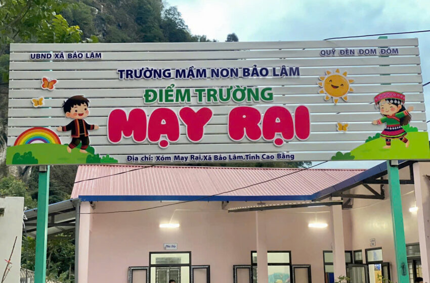  🌱 KHÁNH THÀNH ĐIỂM TRƯỜNG MẠY RẠI – TRƯỜNG MẦM NON BẢO LÂM🌱